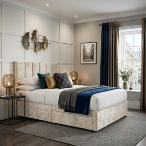 Leith Velvet Prestige Divan Bed